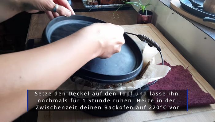 Backofen auf 220°C vorheizen.