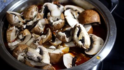 Rindfleischpfanne mit Champignons: Blitzrezept!