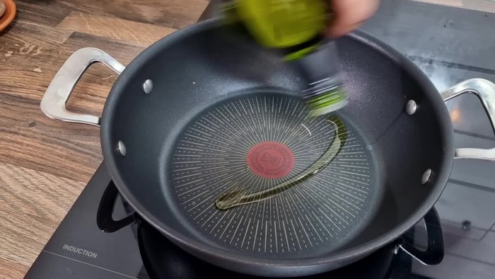 Ausländische Zutaten vorbereiten (genaue Angaben fehlen im Transkript)