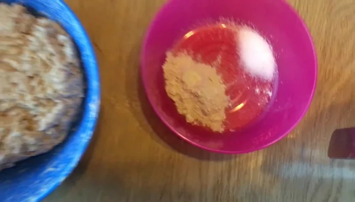 Teigruhe: Den Teig gehen lassen. (Achte auf die Hinweise ab 59.729)