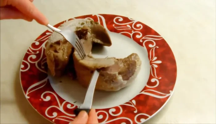 Zungen abkühlen lassen.