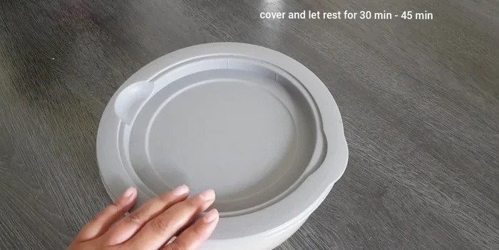 Teig 30-45 Minuten ruhen lassen. [254.939]