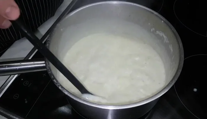 Mit Salz abschmecken.