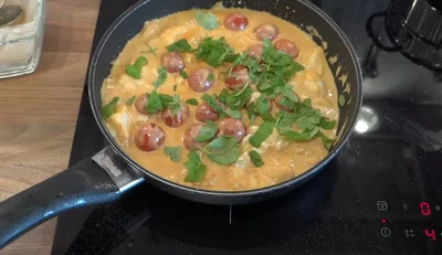 Kabeljau in Kokos-Basilikum-Soße - Rezept von Kochen mit Traudl