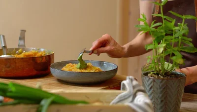 Schneller Möhren-Kartoffelstampf (Vegan, 15 Min!)