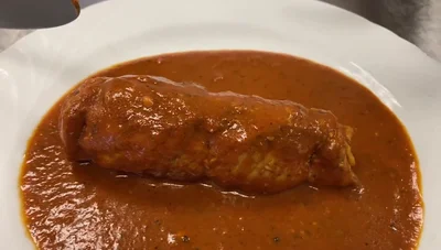 Hauchdünne Schweinerouladen: Rezept mit Kochschinken & Käse