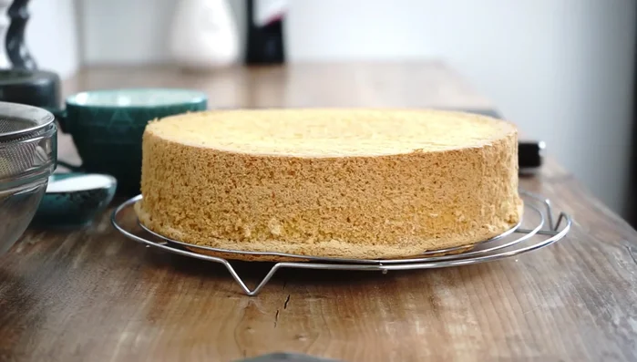 Biskuitböden vorbereiten (falls nötig schneiden).