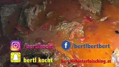 Rinderschulter im Paprikasaftl: Rezept von Bertl - Einfaches & Leckeres