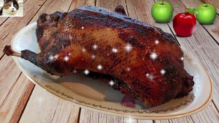 Entenflügel, Hals und überschüssiges Fett entfernen. Die Ente gründlich waschen.