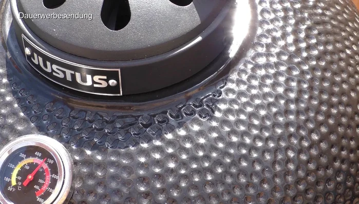 Grill schließen und ca. 23 Minuten bei 210 Grad grillen.