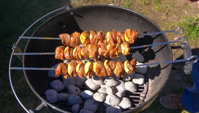 Rezept: Pikantes Rinderschaschlik vom Grill (Picana Style)