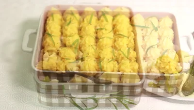 Hähnchenauflauf mit Kartoffelhaube - Rezept & Anleitung