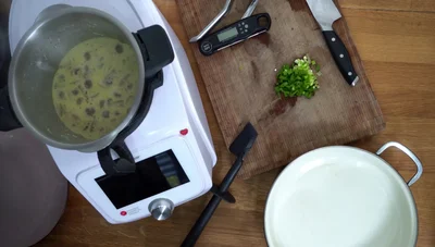 Putengeschnetzeltes mit Champignons & Spätzle (oder Reis)