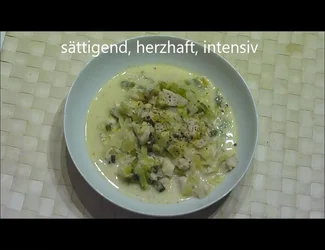 Günstiges Hähnchen-Curry-Käsesuppe Rezept
